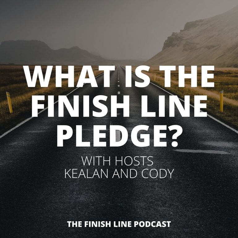 Finish Line Pledge Aspiring to the Median Financial Finish Line Podcast Finish Line Pledge Aspiring to the Median Financial Finish Line Podcast